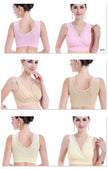 Lace Vest-style Maternity Underwear Wireless Cross Nursing Bra