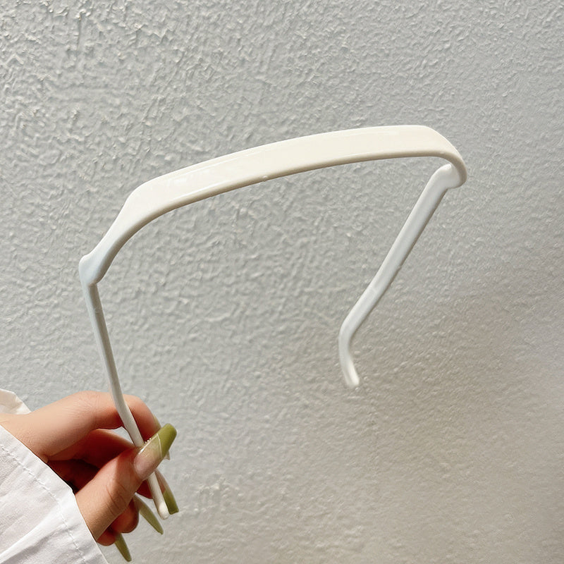 Headband For Thick Curly Hair, Thick Hair Medium Headbands For Women Invisible Hair Hoop, Square Headband Like Sunglasses, Curly Thick Hair Large Headband, Hairstyle Fixing Tool For Curly Hair