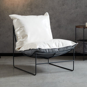 Single Person Minimalist Luxury Iron Sofa Chair Leisure
