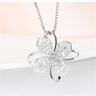 Ladies Lucky Four Leaf Clover Necklace