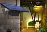 One Solar panel for one or two outdoor garden lights