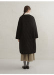New Autumn And Winter Robe Cotton Coat Three-layer Quilted Chic Long Thick Cardigan