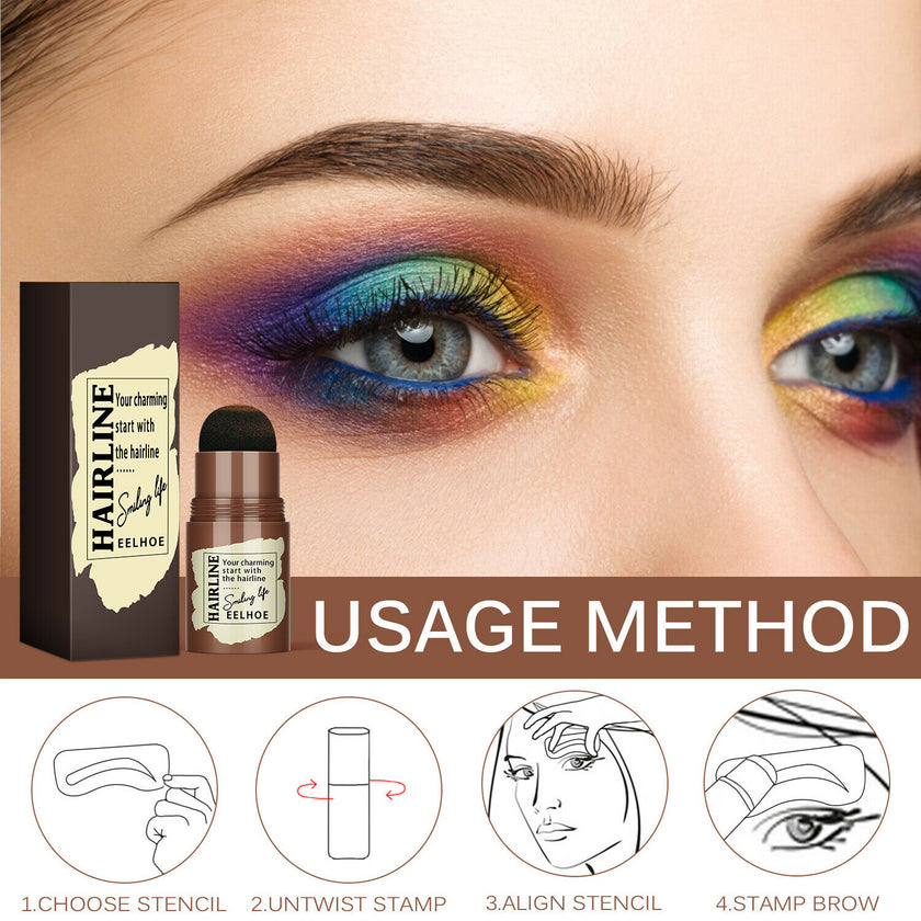 Eyebrow Stamp Stencil Kit, 24 Pc Eyebrow Shaping Stencils