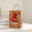 Christmas Gift Portable Kraft Paper Gift Bag
