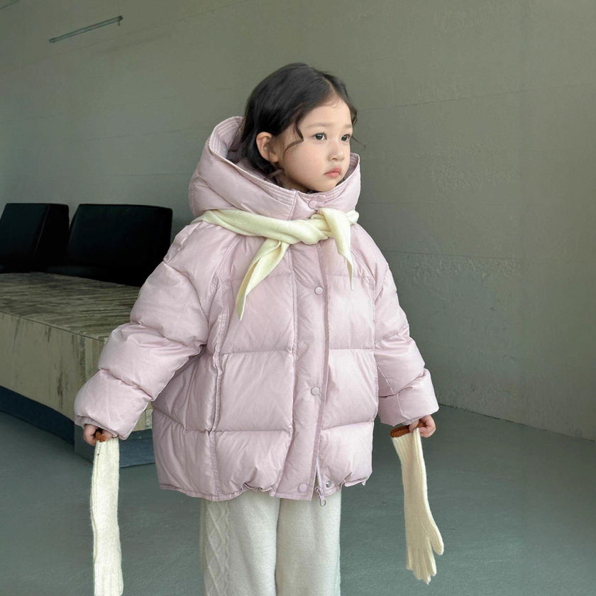 Girl's Down Jacket Winter Coat Thickened