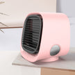 Air Cooler Fan Mini Desktop Air Conditioner with Night Light Mini USB Water Cooling
