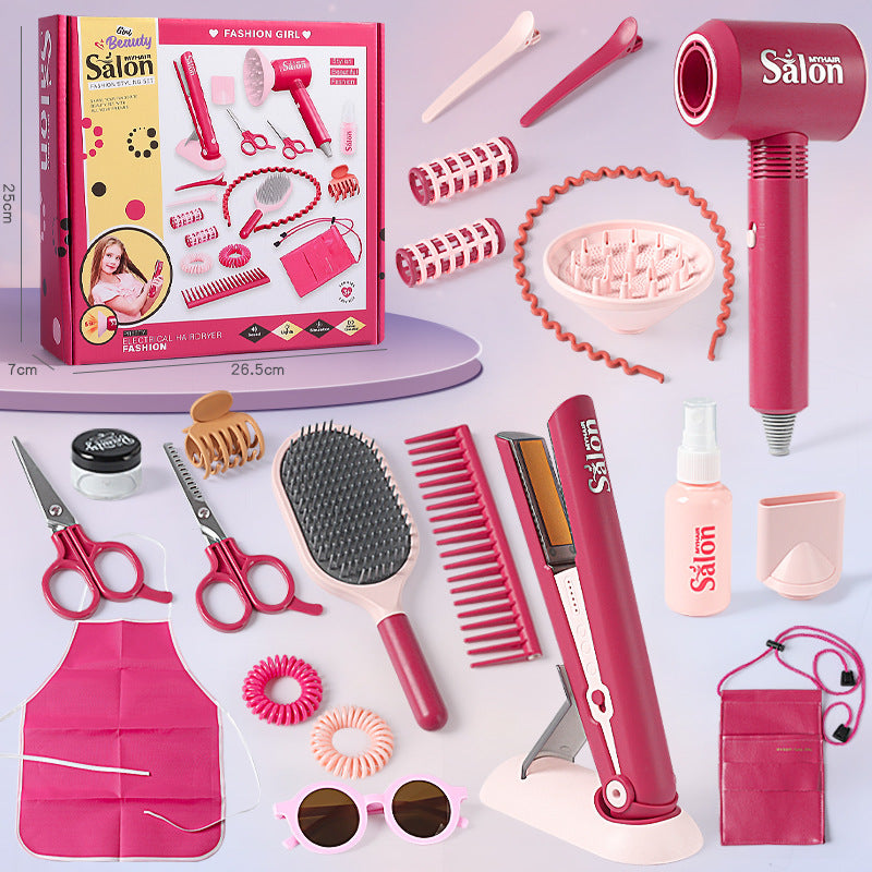 Children Play House Hair Salon Suit Toys