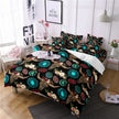 Household Fashion Simple Digital Printing Bedding Three-piece Set