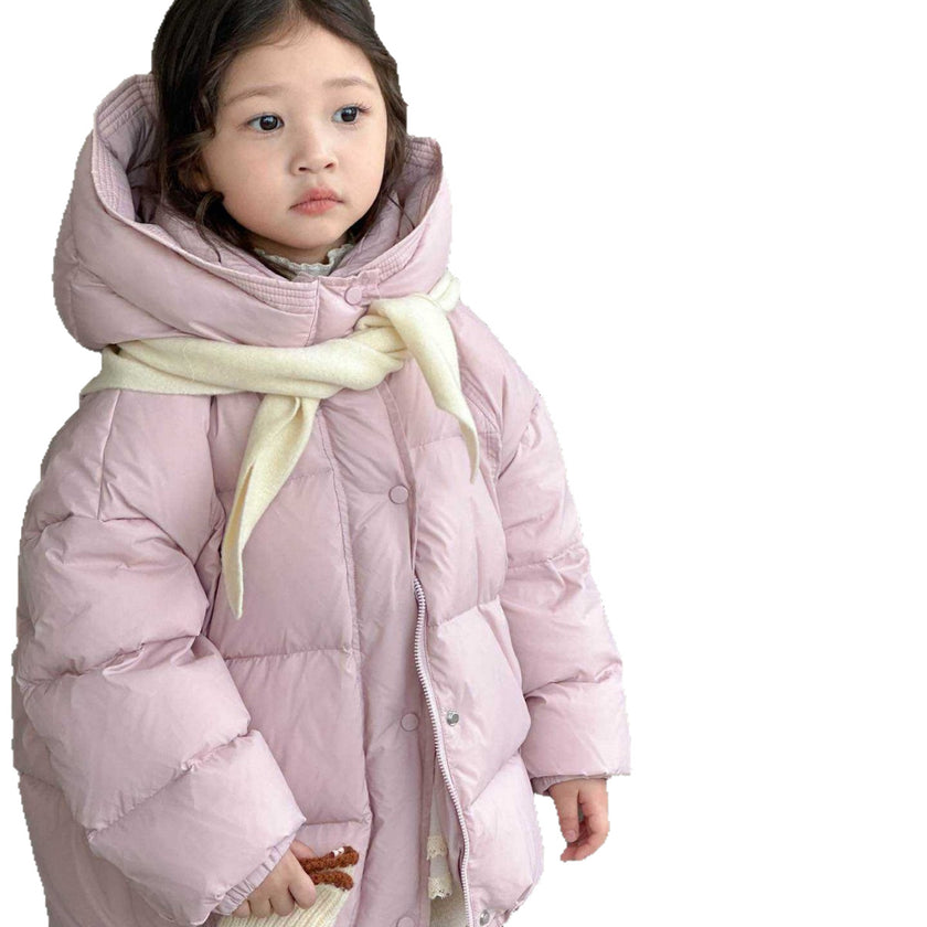 Girl's Down Jacket Winter Coat Thickened
