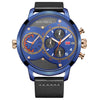 Double movement waterproof men's watch