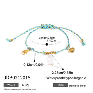 Marine Woven Diy Bracelet Stainless Steel