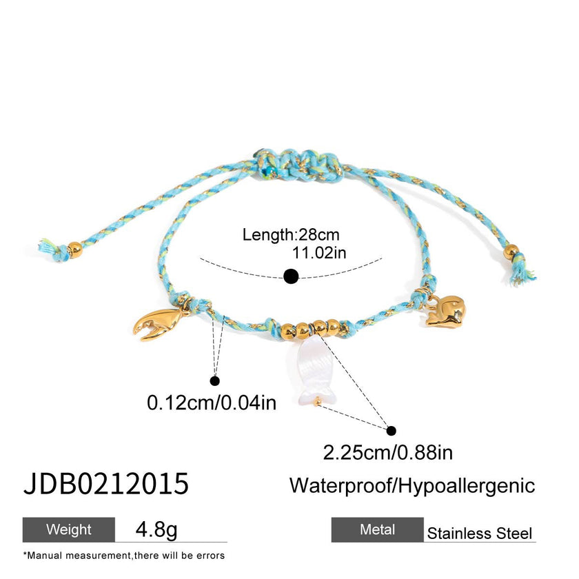 Marine Woven Diy Bracelet Stainless Steel