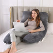Straight Leg U-shaped Pregnancy Pillow Crystal Velvet
