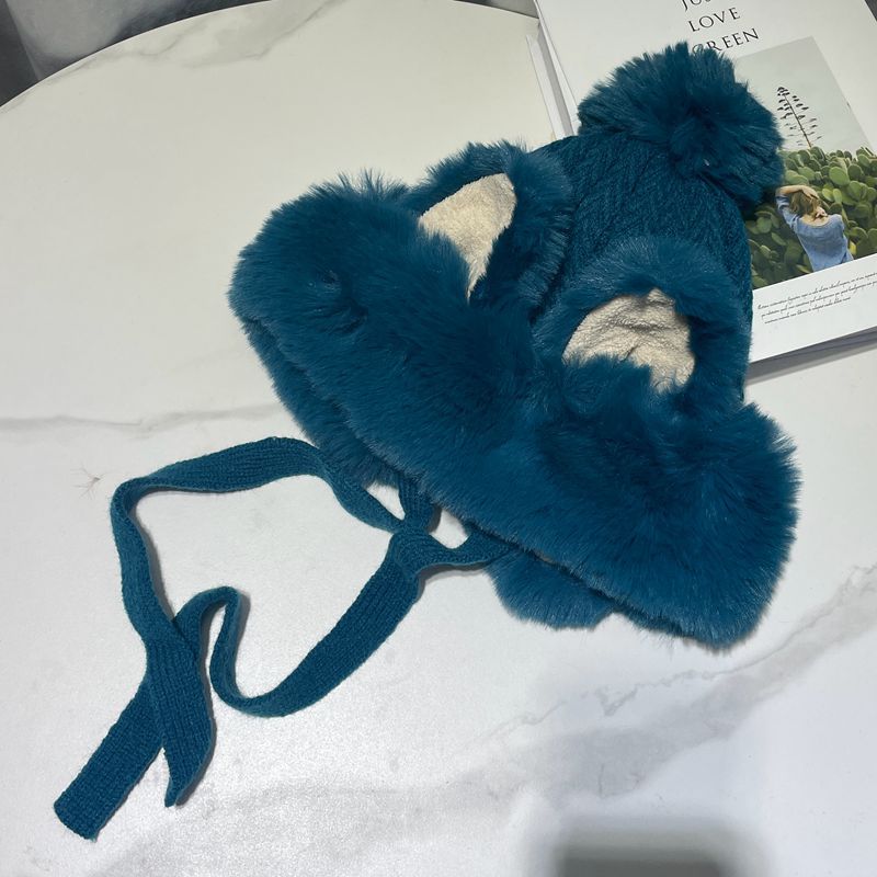 Fashion Thickened Plush Woolen Hat Women
