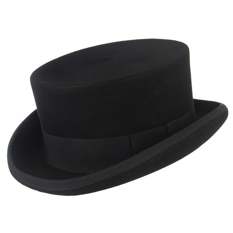 Wool Felt Top Hat For Men And Women With New Cylinder Hat Magician Hat
