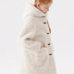 Autumn And Winter New Girls' Imitation Lamb Wool Coat Mid-length Wool