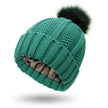 Fashion Stretchy Satin Lined Skull Knit Hats Beanie Hat For Women