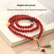 New Chinese Style Southern Red Agate Bracelet Three Ring Bracelet