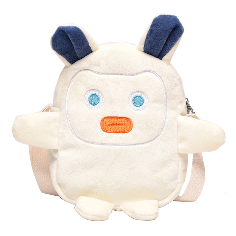 Cute Small Bag Female New Wild Ins Cartoon Doll Plush Bag Personality Funny One-shoulder Messenger Bag