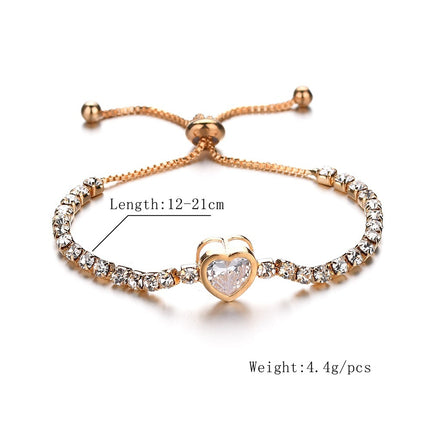 Crystal telescopic bracelet