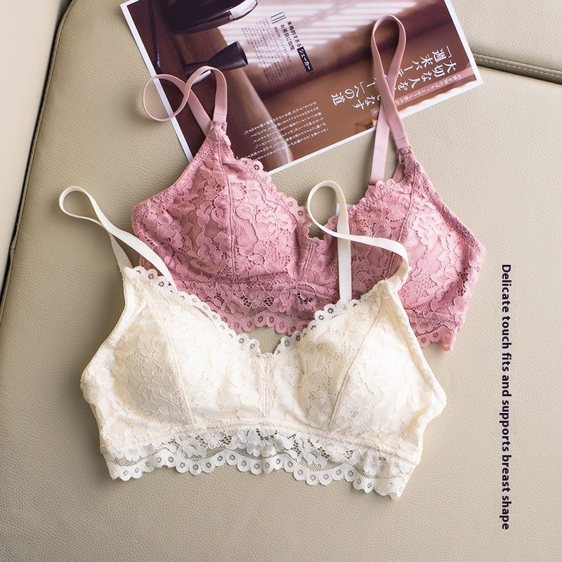 Lace Modal Breathable Sexy Wireless Nursing Underwear