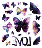 Waterproof Glitter Butterfly Tattoo Stick Gradient Tattoo