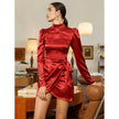 New Hot Selling Women Satin Fashion Dress