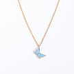 Simple Butterfly Pendant Necklace Sweater Chain
