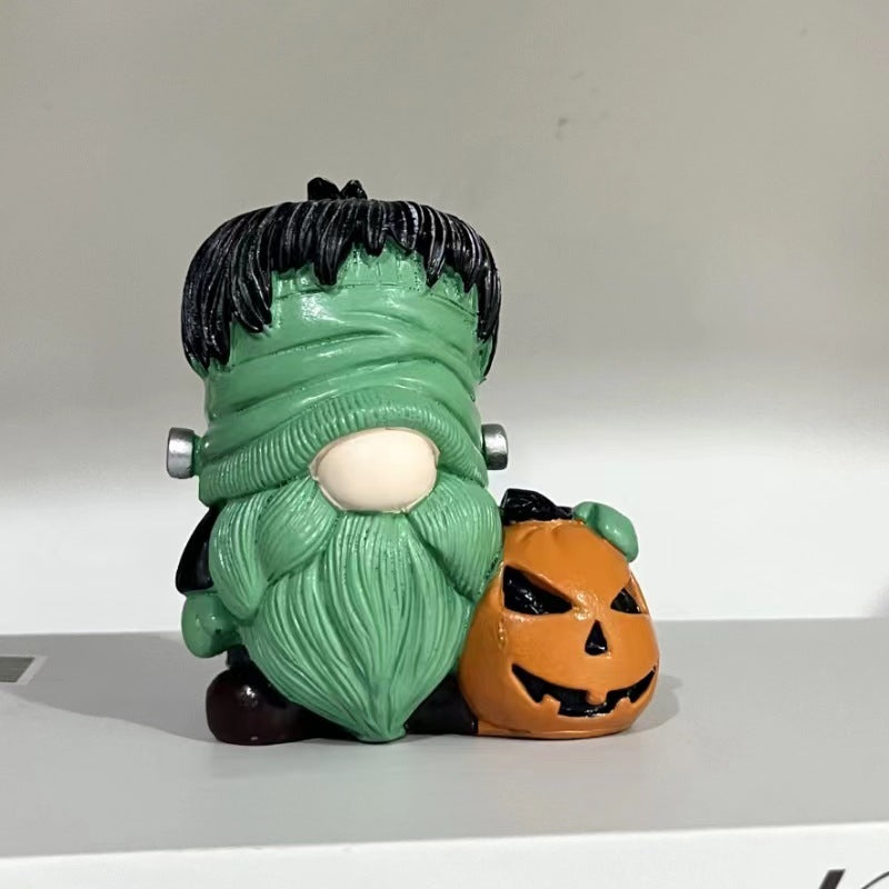 Halloween Pumpkin Resin Statue Ornaments