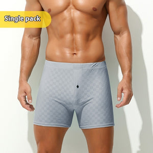 Men's Sports Ice Silk Breathable Boxer Shorts