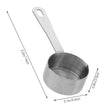 Kitchen Baking Measuring Spoons Silver Gray Ladle Pots And Pans