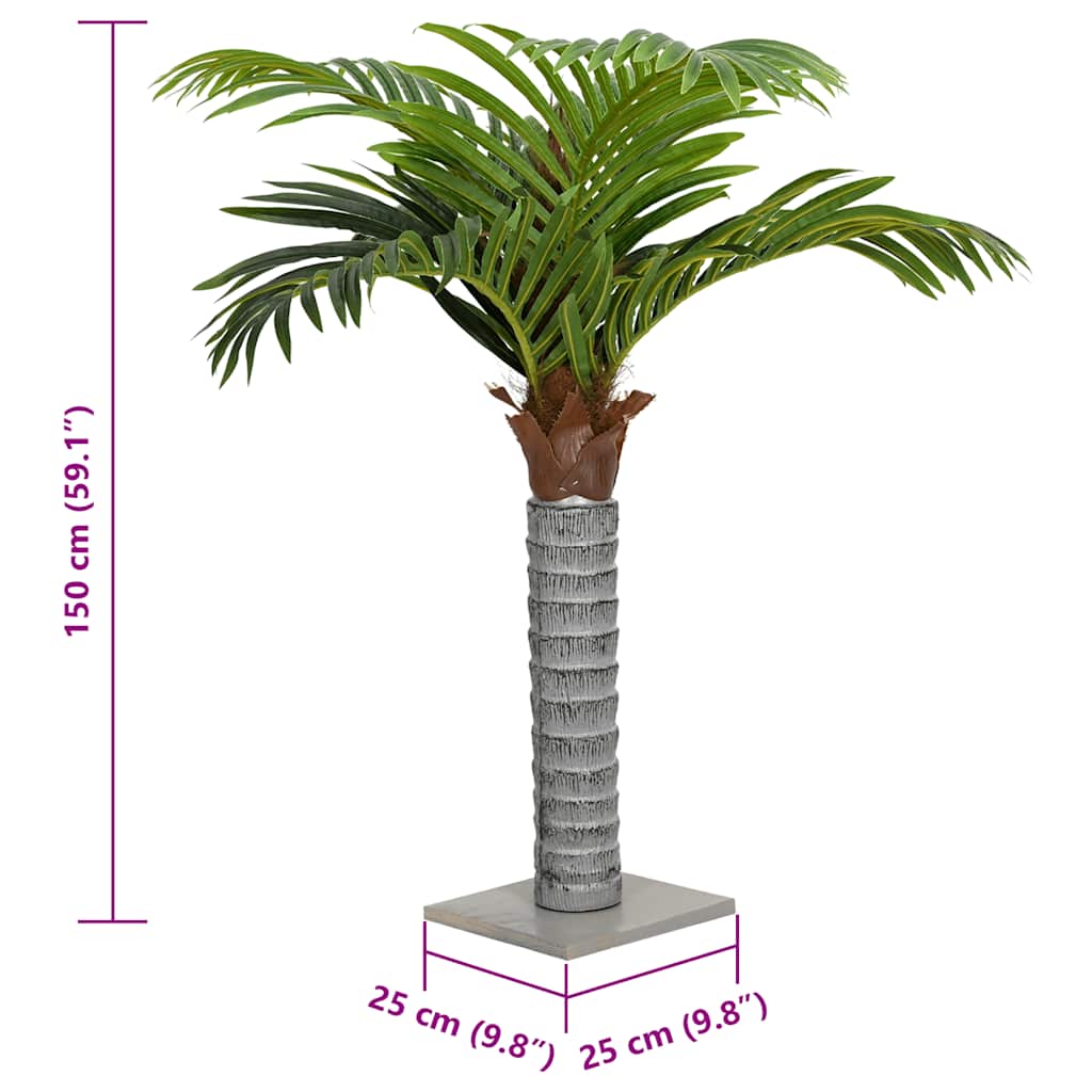 Artificial Palm Tree, 12 Leaves, 150 cm