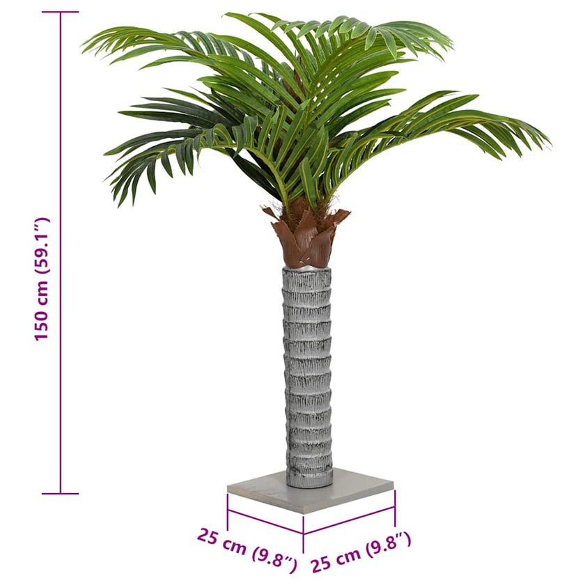 Artificial Palm Tree, 12 Leaves, 150 cm