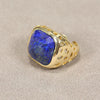 Crystal Ring Labradorite Ring