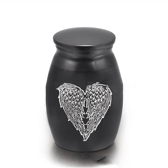 Hot Selling Pet Ashes Jar Wings Cinerary Casket Cremation Jewelry