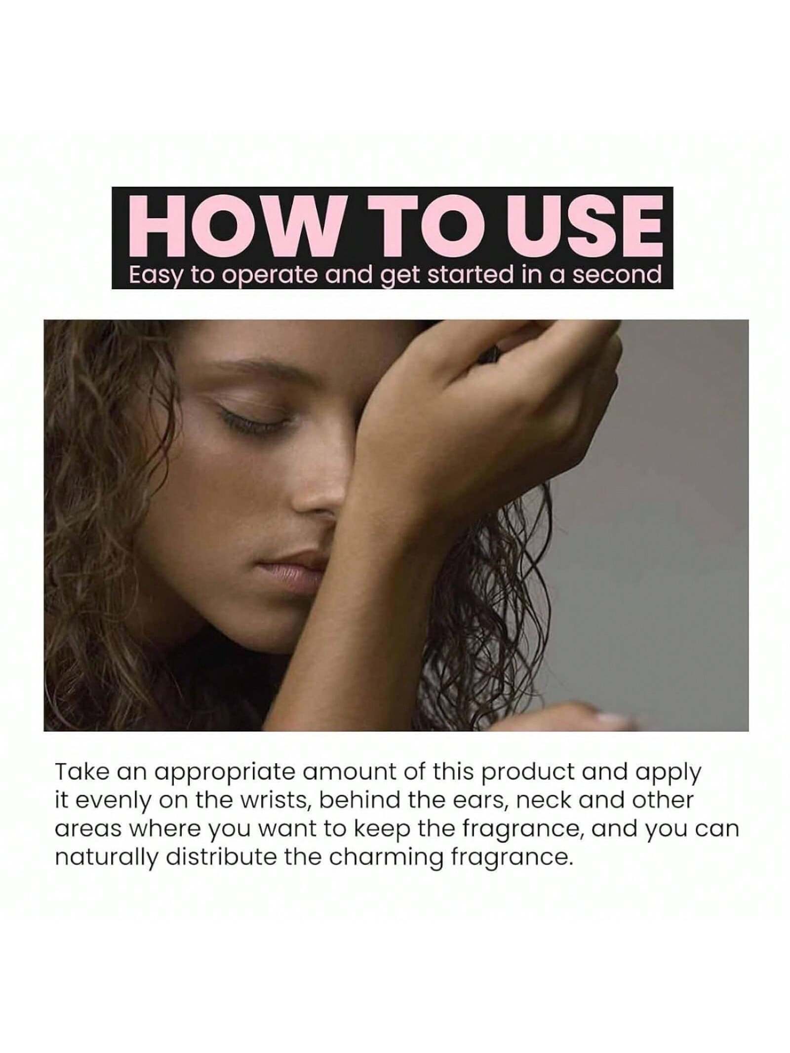 1PC 30ML Women Perfume For Wrist, Behind The Ear And Neck- Natural Long Lasting Eau De Parfum - Delicate, Elegant For Holiday Dates