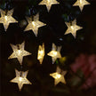 Solar Powered Star Fairy String LED Lights Waterproof Xmas Garden Outdoor Decor