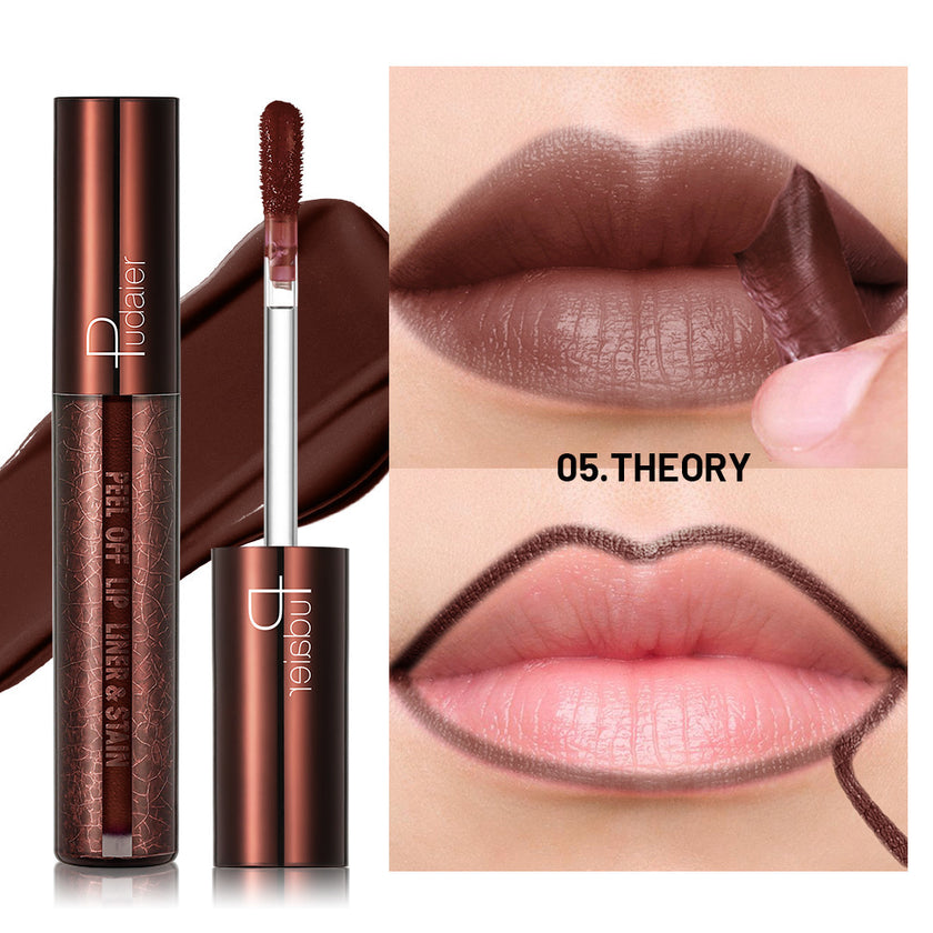 Tear And Pull Lipstick Lip Liner Long-lasting Coloring