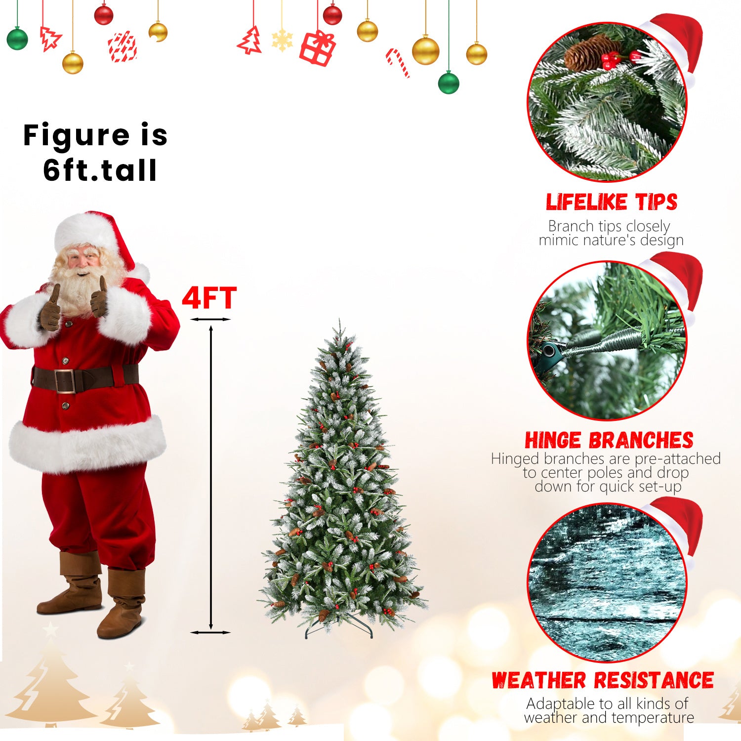 PVC Christmas Tree, Christmas Decorations
