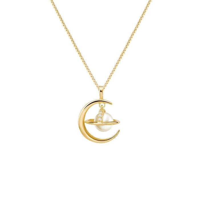Women's Planet Necklace Niche Design Temperament Saturn Clavicle Chain Versatile