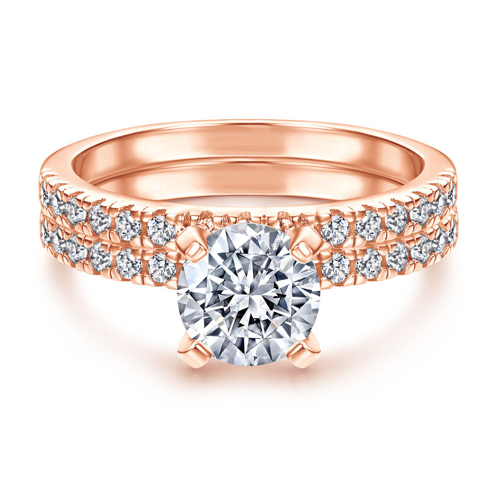 925 Sterling Silver Ring For Women Combination Sets