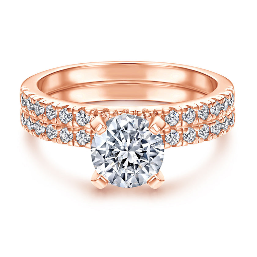 925 Sterling Silver Ring For Women Combination Sets