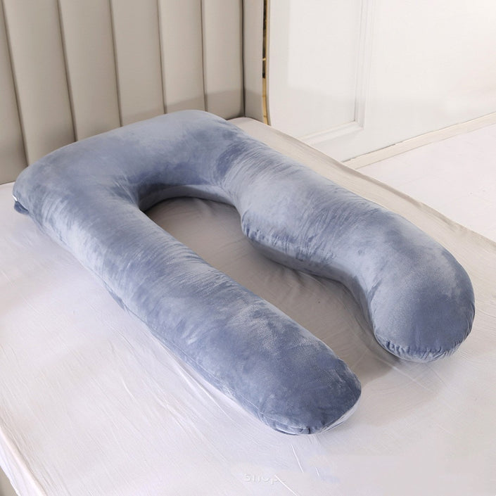 Straight Leg U-shaped Pregnancy Pillow Crystal Velvet