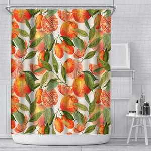 Plant Waterproof And Mildew Proof Digital Custom Punch-free Printing Bathroom Curtain
