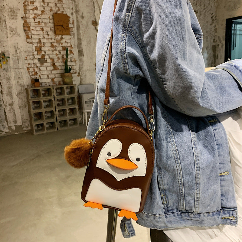 Penguin Cute Casual Fashion Shoulder Messenger Bag