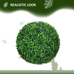 2 Pack Artificial Tree Boxwood Topiary Balls, 15.7 Inch