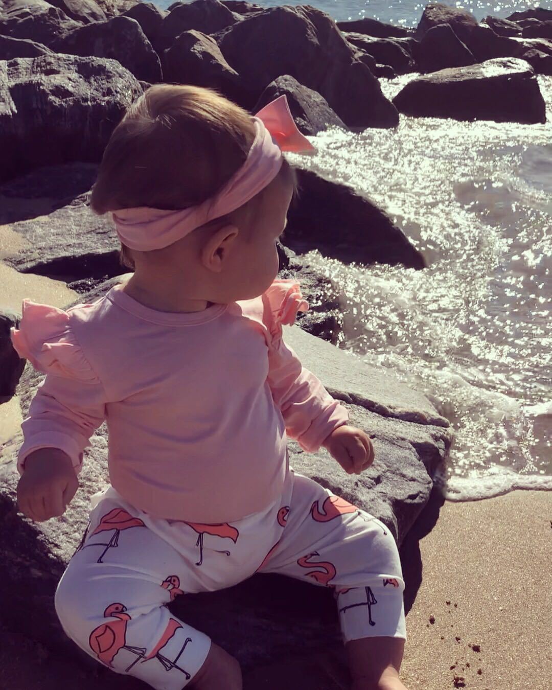 Cute Baby Girl Clothes Toddler Kids Tops Leggings Headband 3pcs
