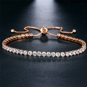 Crystal telescopic bracelet
