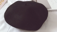 Beret women's autumn and winter warm solid color buds  hat tide