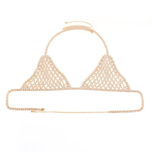 Personalized Beach Party Sexy Bikini Rhinestone Underwear Body Chains Women